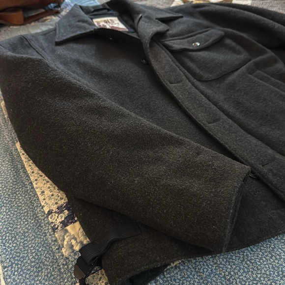 Men’s Old Navy Wool Zip Pea Coat - Picture 5 of 6